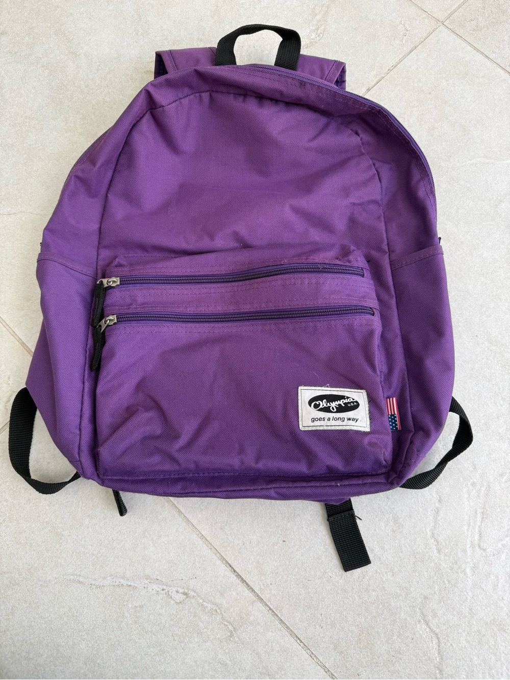 Olympia Activewear Purple Backpack